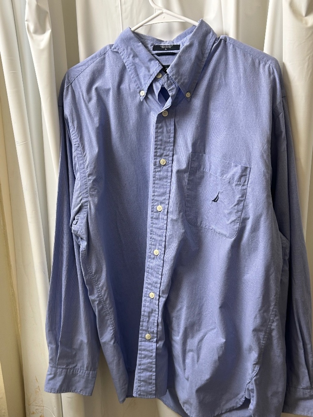 Nautica Checked Button Down Shirt
